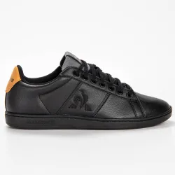 Basket basse homme Le Coq Sportif master court denim Noir - ZESHOES Basket basse homme Le Coq Sportif master court denim Noir - ZESHOES