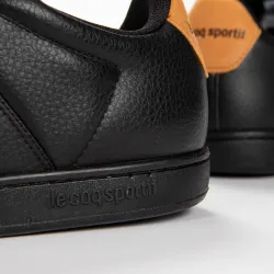 Basket basse homme Le Coq Sportif master court denim Noir - ZESHOES Basket basse homme Le Coq Sportif master court denim Noir - ZESHOES