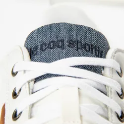 Basket basse homme Le Coq Sportif court classic Blanc - ZESHOES Basket basse homme Le Coq Sportif court classic Blanc - ZESHOES