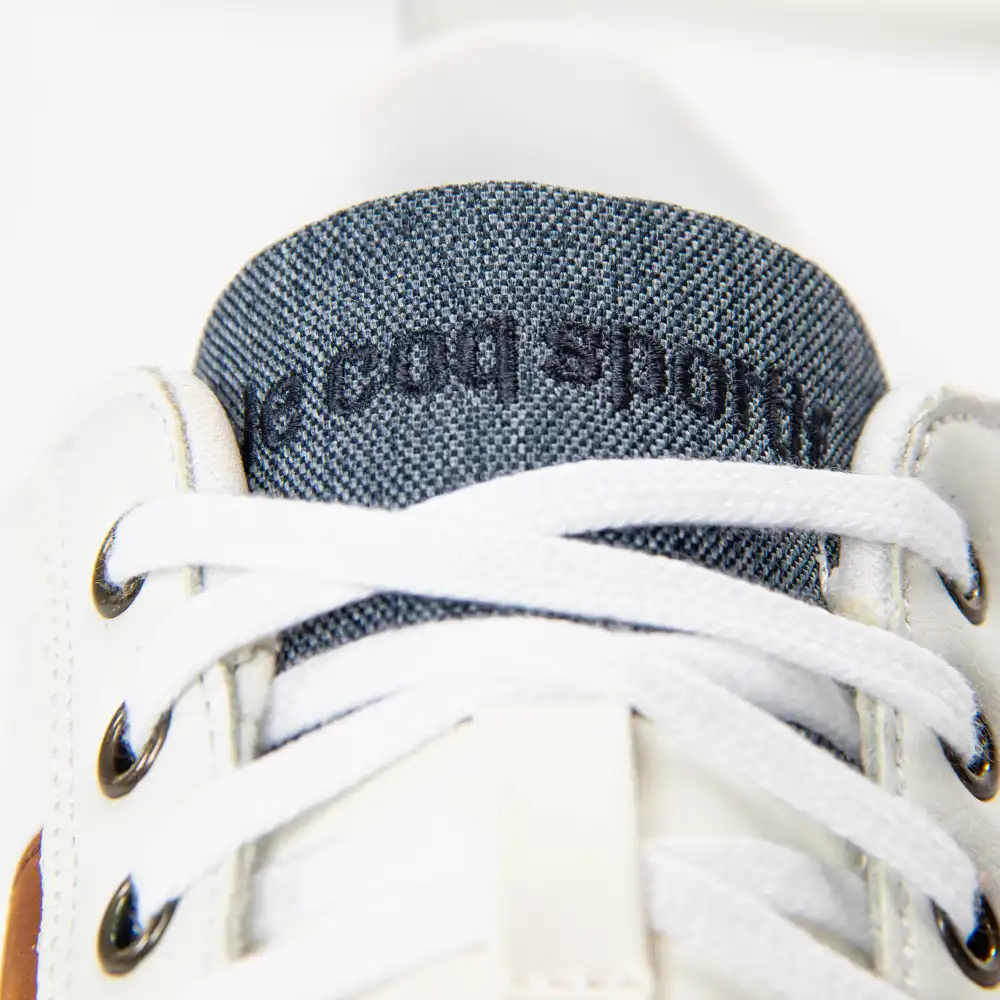 Basket basse homme Le Coq Sportif court classic Blanc - ZESHOES Basket basse homme Le Coq Sportif court classic Blanc - ZESHOES