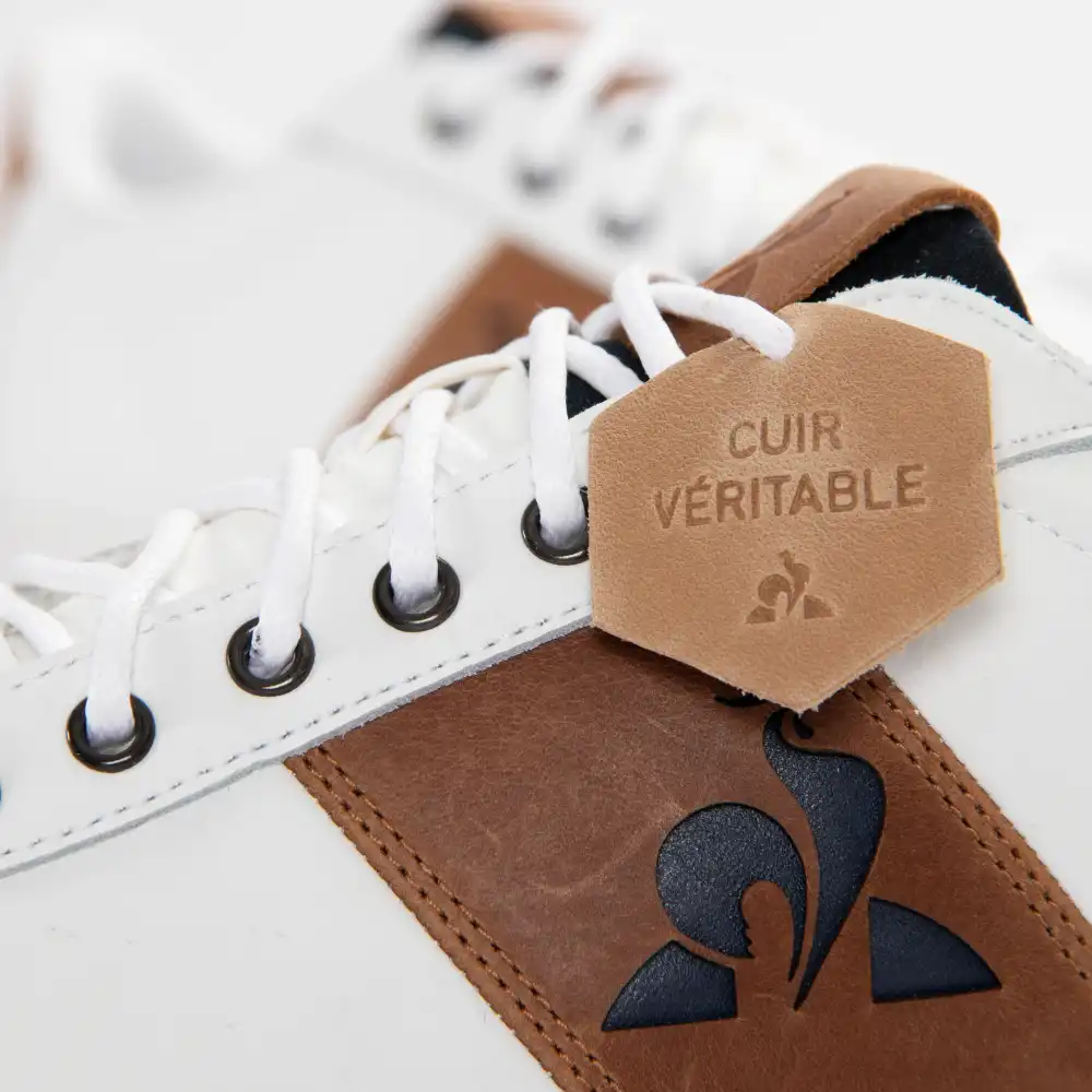 Basket basse homme Le Coq Sportif Master court waxy Blanc - ZESHOES Basket basse homme Le Coq Sportif Master court waxy Blanc - ZESHOES