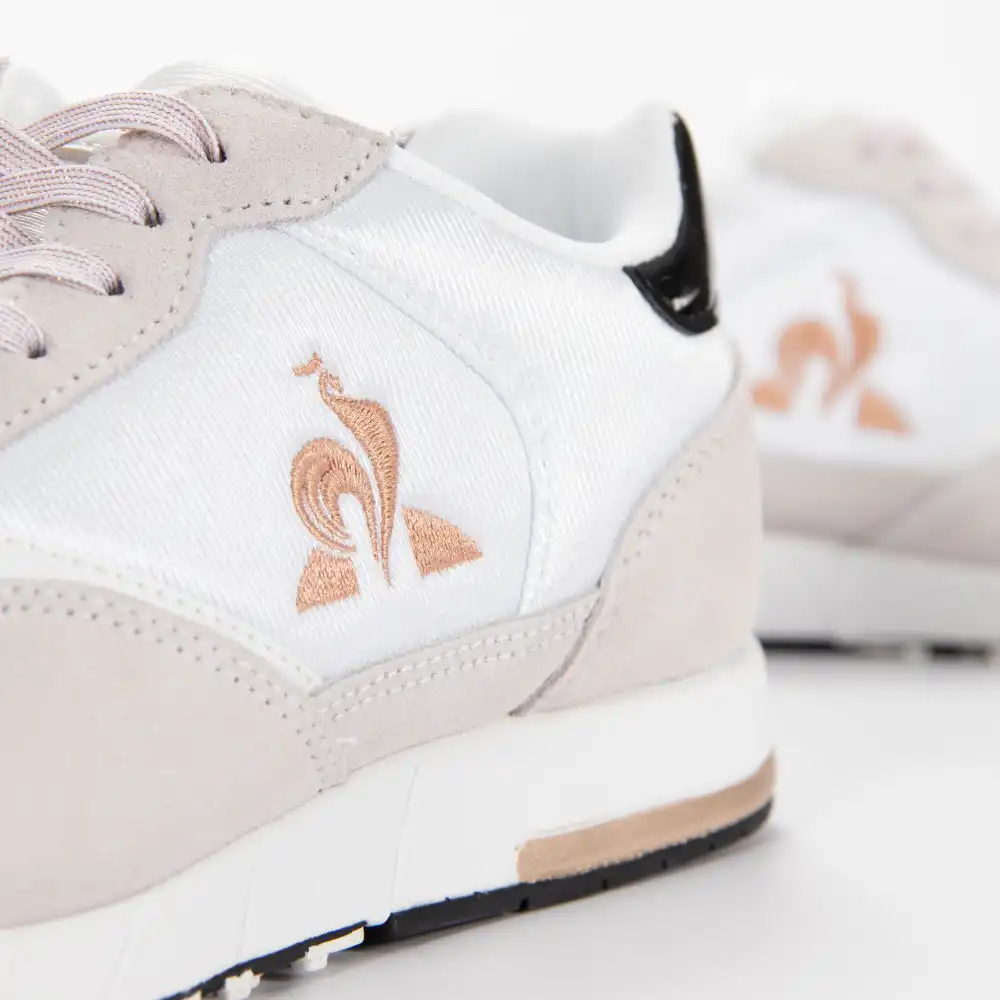 Basket basse femme Le Coq Sportif Jazy w patent Rose - ZESHOES Basket basse femme Le Coq Sportif Jazy w patent Rose - ZESHOES