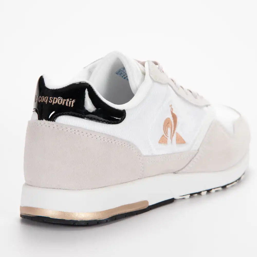 Basket basse femme Le Coq Sportif Jazy w patent Rose - ZESHOES Basket basse femme Le Coq Sportif Jazy w patent Rose - ZESHOES
