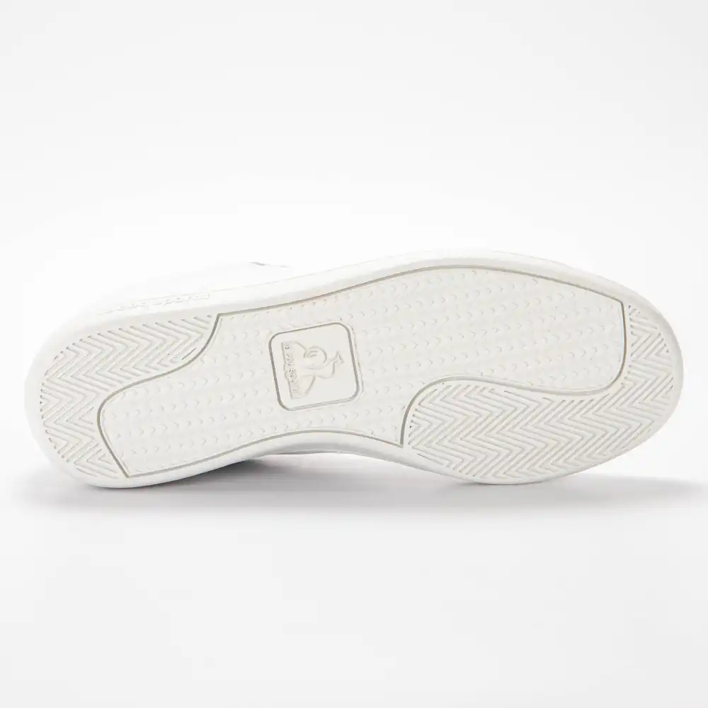 Basket basse femme Le Coq Sportif courtset w patent Blanc - ZESHOES Basket basse femme Le Coq Sportif courtset w patent Blanc - ZESHOES