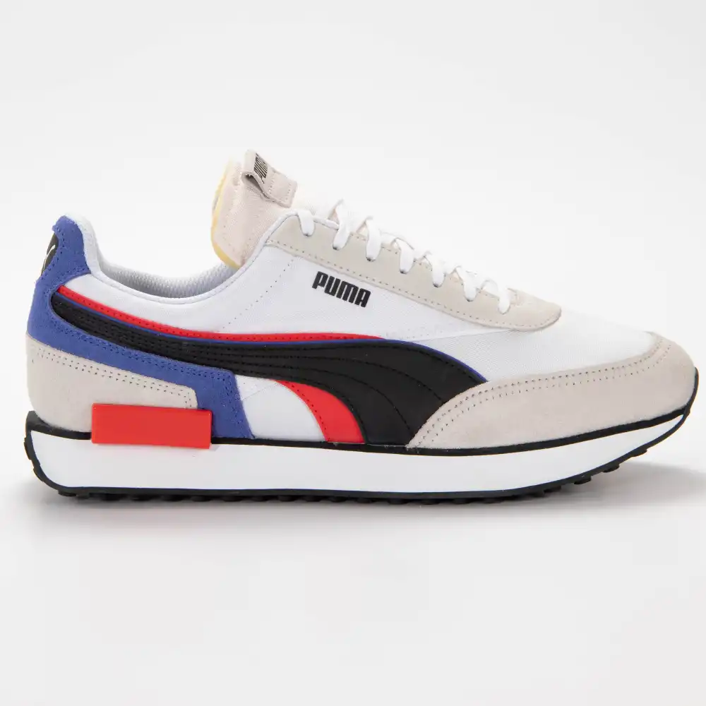 Basket basse homme Puma Future rider double Blanc - ZESHOES