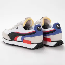 Basket basse homme Puma Future rider double Blanc - ZESHOES