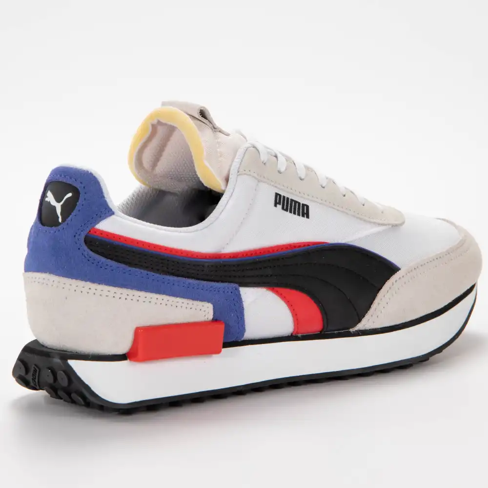 Basket basse homme Puma Future rider double Blanc - ZESHOES