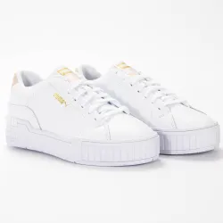 Basket basse femme Puma Cali sport clean sd wn's Blanc - ZESHOES Basket basse femme Puma Cali sport clean sd wn's Blanc - ZESHOES