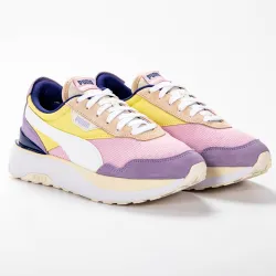 Basket de ville basse femme Puma cruise rider silk road wn's Violet - ZESHOES