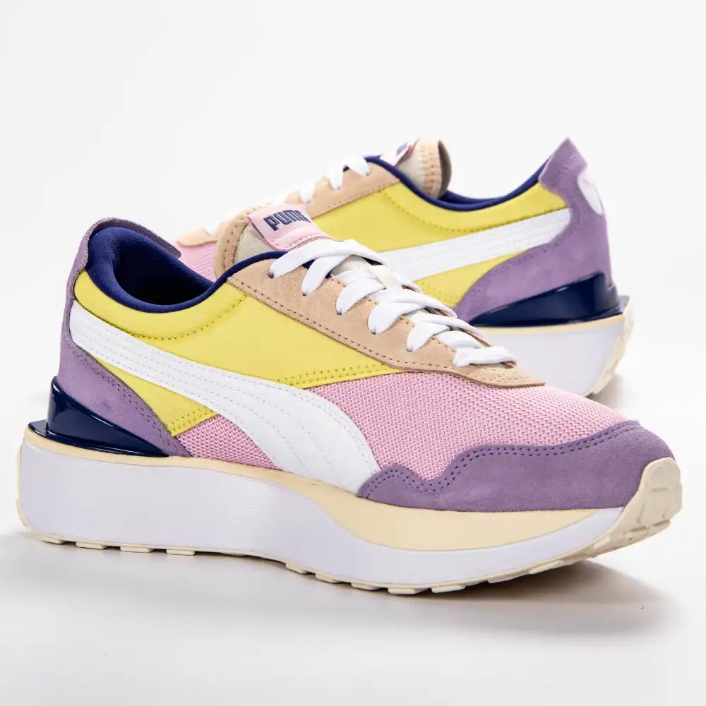 Basket de ville basse femme Puma cruise rider silk road wn's Violet - ZESHOES