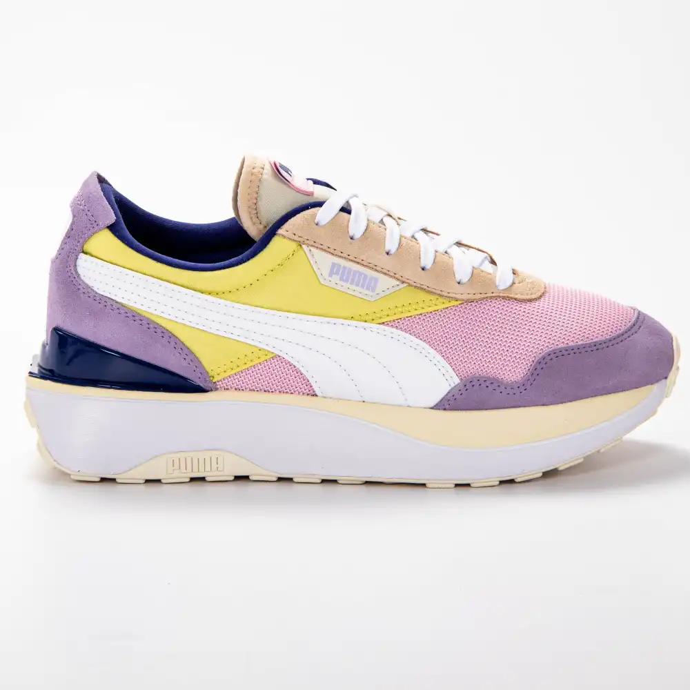 Basket de ville basse femme Puma cruise rider silk road wn's Violet - ZESHOES