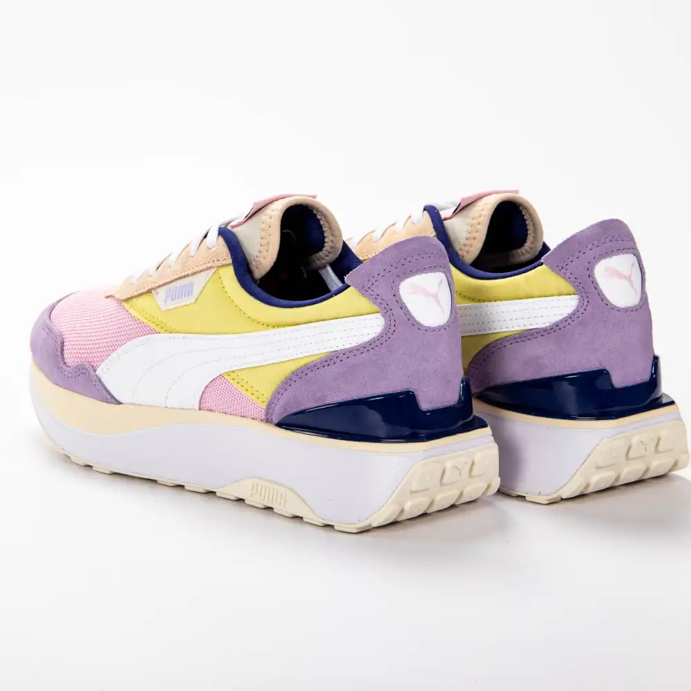 Basket de ville basse femme Puma cruise rider silk road wn's Violet - ZESHOES