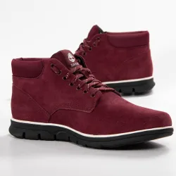 Basket montante homme Timberland bradstreet chukka le zinfandel Bordeaux - ZE...