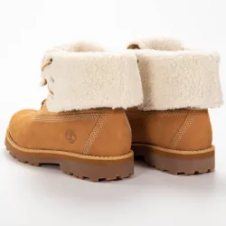 Basket montante homme Timberland courma kid warm lined wheat nubuck Camel - Z...