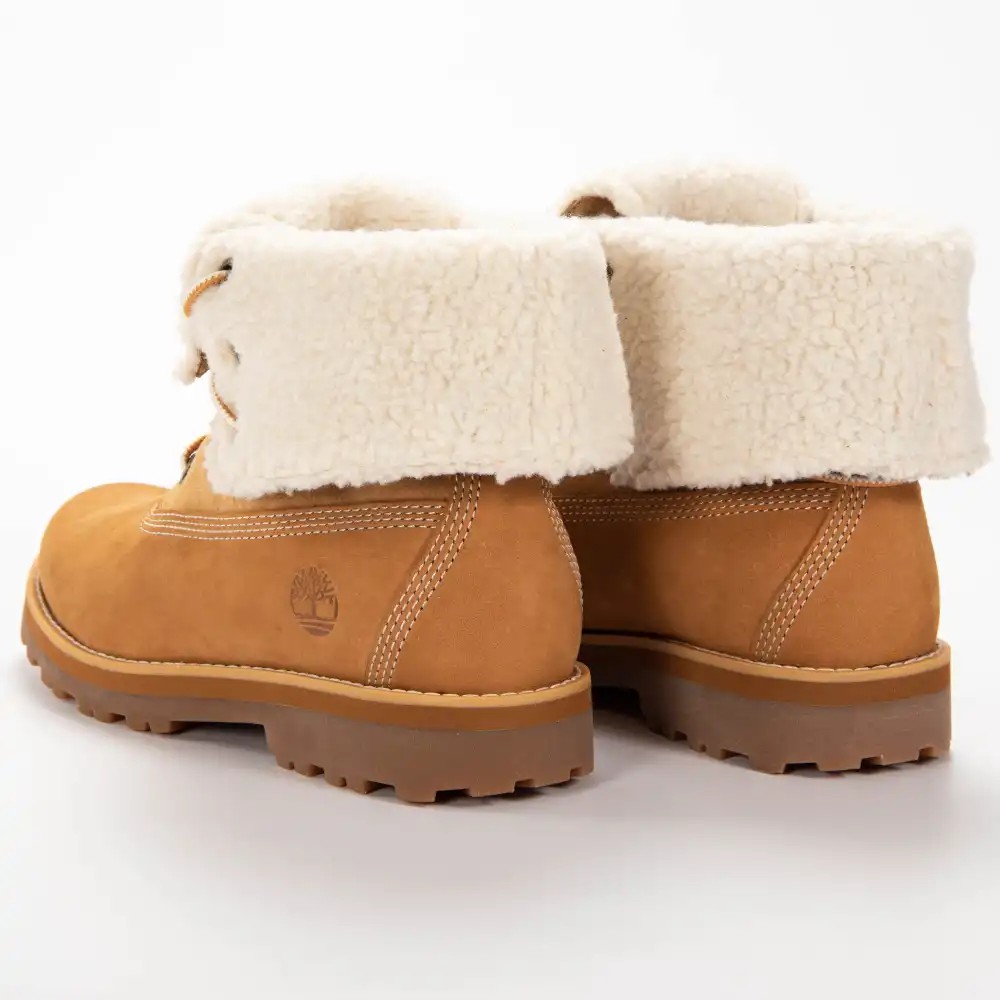 Basket montante homme Timberland courma kid warm lined wheat nubuck Camel - Z...