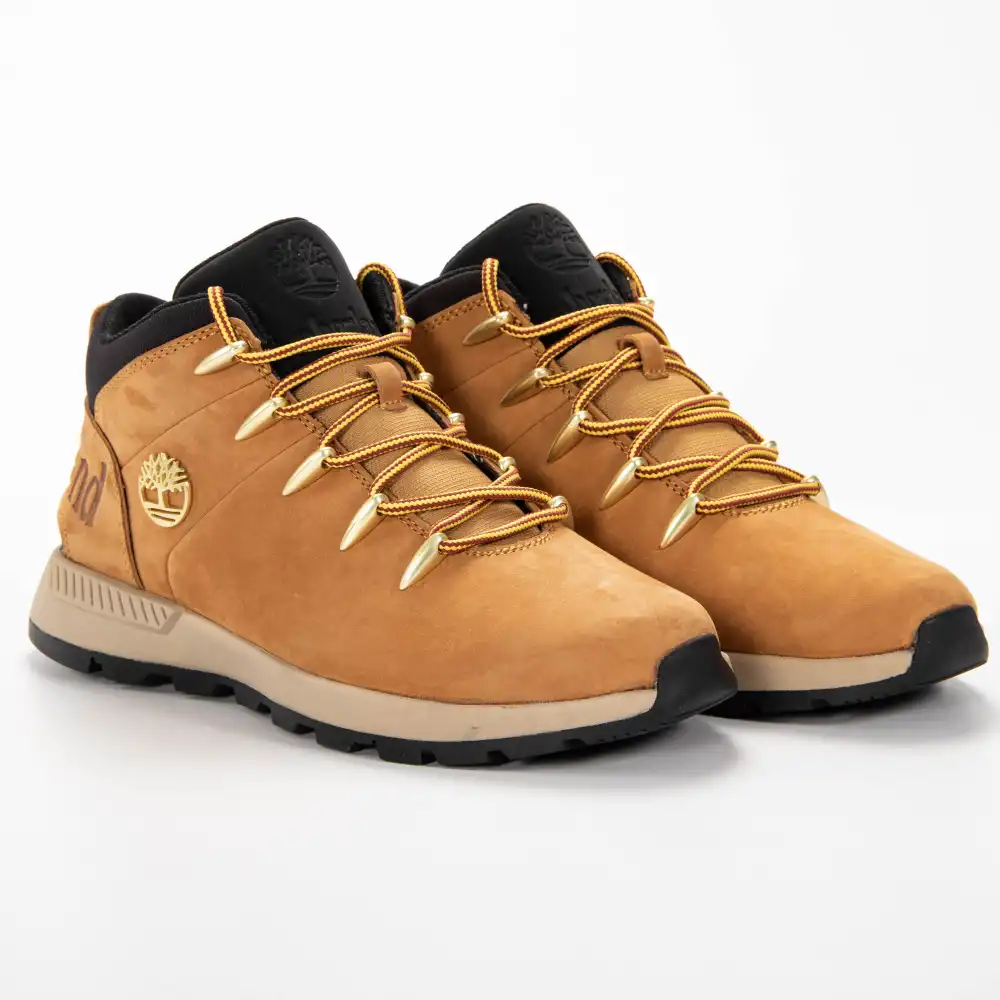 Basket montante homme Timberland sprint trekker mid wheat nubuck Camel - ZESHOES