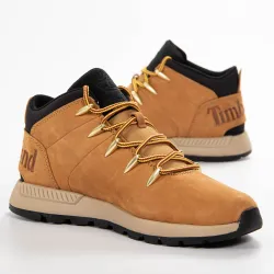 Basket montante homme Timberland sprint trekker mid wheat nubuck Camel - ZESHOES
