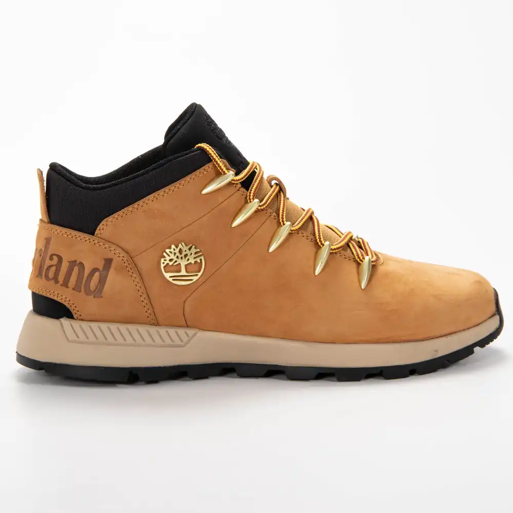 Basket montante homme Timberland sprint trekker mid wheat nubuck Camel - ZESHOES