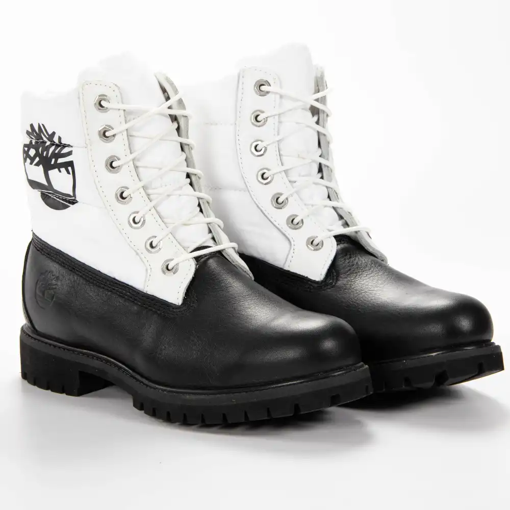 Basket montante homme Timberland premium 6 in quilt nubuck Noir - ZESHOES