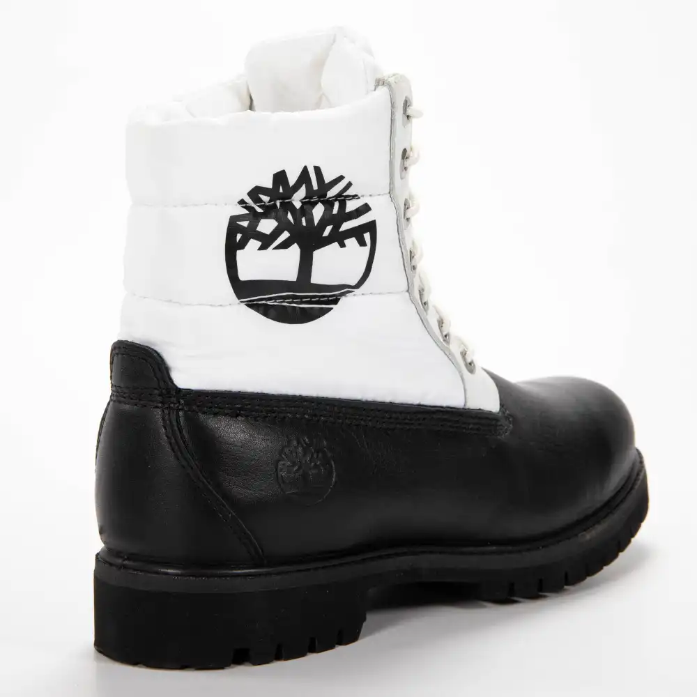 Basket montante homme Timberland premium 6 in quilt nubuck Noir - ZESHOES Basket montante homme Timberland premium 6 in quilt nubuck Noir - ZESHOES