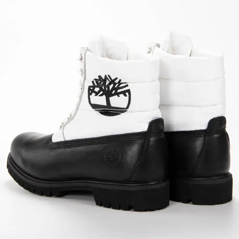 Basket montante homme Timberland premium 6 in quilt nubuck Noir - ZESHOES Basket montante homme Timberland premium 6 in quilt nubuck Noir - ZESHOES