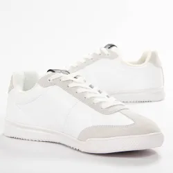 Basket de ville basse homme Versace Linea fondo open 70s Blanc - ZESHOES