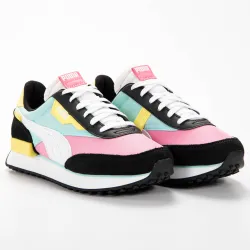 Basket basse garcon Puma Future rider play on jr Multicolor - ZESHOES