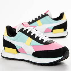 Basket basse garcon Puma Future rider play on jr Multicolor - ZESHOES