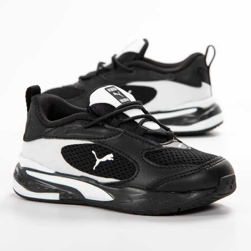 Basket basse garcon Puma RS-fast ac inf Noir - ZESHOES