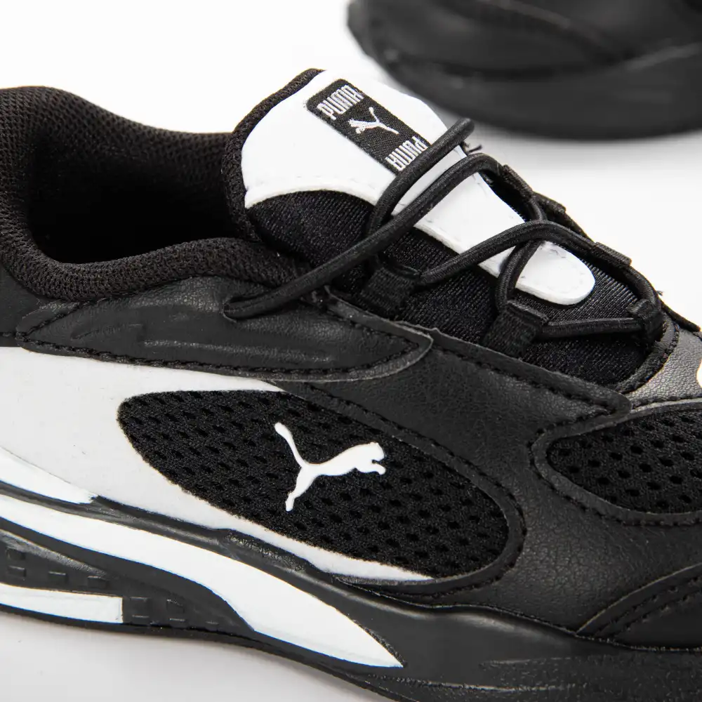 Basket basse garcon Puma RS-fast ac inf Noir - ZESHOES