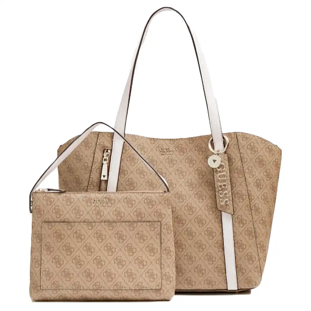 Sac a main femme Guess Naya cabas Camel - ZESHOES Sac a main femme Guess Naya cabas Camel - ZESHOES