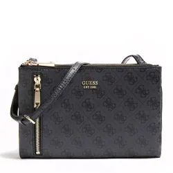 Sac bandoulière femme Guess Naya mini Noir - ZESHOES