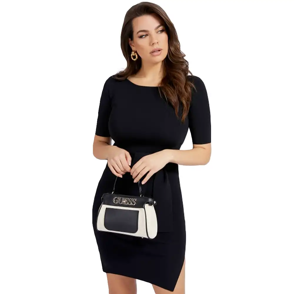 Sac a main femme Guess Uptown chic maxi Noir - ZESHOES