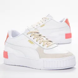 Basket basse fille Puma Cali sport fireworks jr Blanc - ZESHOES Basket basse fille Puma Cali sport fireworks jr Blanc - ZESHOES