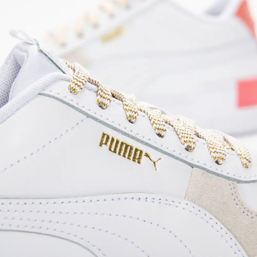 Basket basse fille Puma Cali sport fireworks jr Blanc - ZESHOES Basket basse fille Puma Cali sport fireworks jr Blanc - ZESHOES