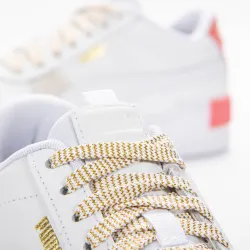 Basket basse fille Puma Cali sport fireworks jr Blanc - ZESHOES Basket basse fille Puma Cali sport fireworks jr Blanc - ZESHOES