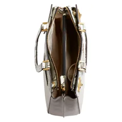 Sac a main femme Guess Grand Katey python Blanc - ZESHOES