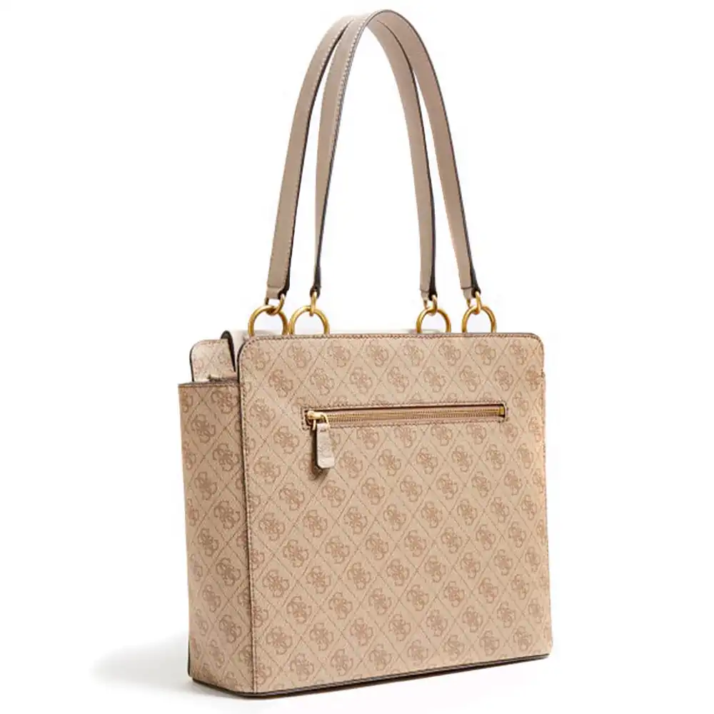 Sac a main femme Guess Valy logo 4g Beige - ZESHOES Sac a main femme Guess Valy logo 4g Beige - ZESHOES