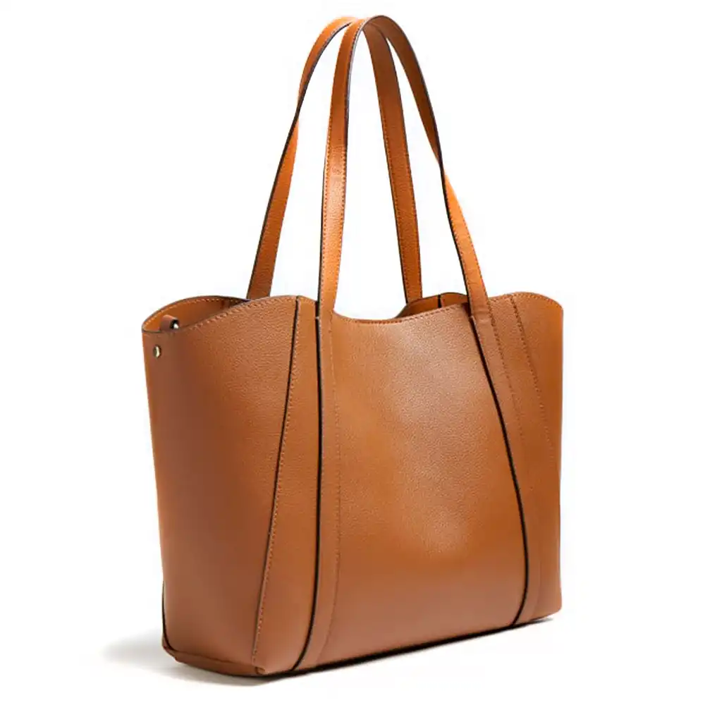 Sac a main femme Guess Cabas naya Marron - ZESHOES Sac a main femme Guess Cabas naya Marron - ZESHOES