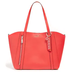 Sac a main femme Guess Naya shopper Rouge - ZESHOES Sac a main femme Guess Naya shopper Rouge - ZESHOES
