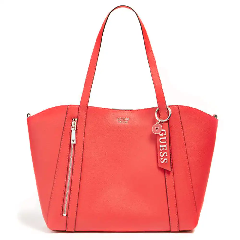 Sac a main femme Guess Naya shopper Rouge - ZESHOES Sac a main femme Guess Naya shopper Rouge - ZESHOES