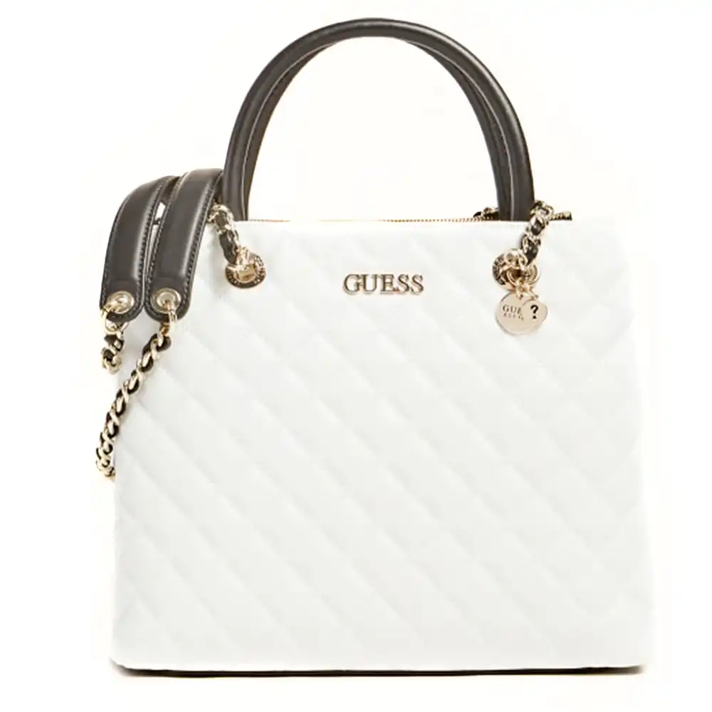 Sac a main femme Guess illy med Blanc - ZESHOES