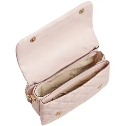 Sac a main femme Guess Kamina padded Rose - ZESHOES Sac a main femme Guess Kamina padded Rose - ZESHOES