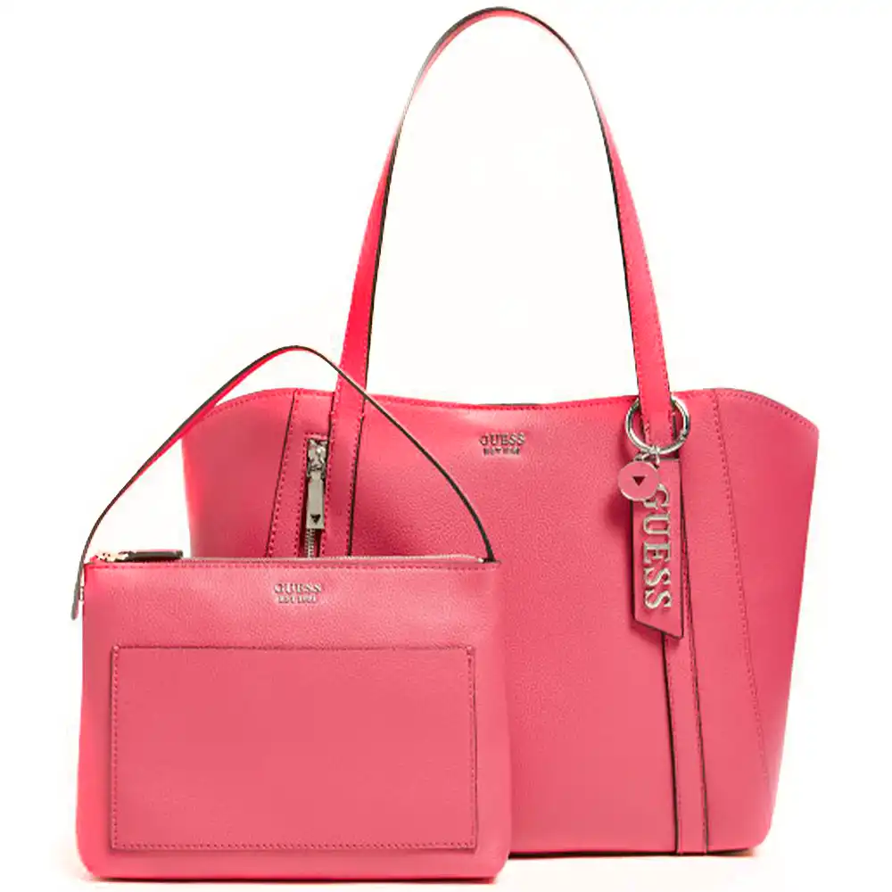 Sac a main femme Guess Cabas naya Rouge - ZESHOES Sac a main femme Guess Cabas naya Rouge - ZESHOES