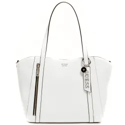 Sac a main femme Guess Cabas naya Blanc - ZESHOES Sac a main femme Guess Cabas naya Blanc - ZESHOES
