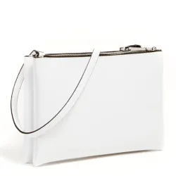 Pochette femme Guess Mini naya Blanc - ZESHOES Pochette femme Guess Mini naya Blanc - ZESHOES
