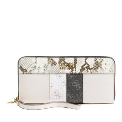 Sacoche femme Guess Katey python Blanc - ZESHOES Sacoche femme Guess Katey python Blanc - ZESHOES