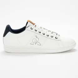 Basket basse homme Le Coq Sportif Master court waxy Blanc - ZESHOES Basket basse homme Le Coq Sportif Master court waxy Blanc - ZESHOES