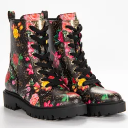 Olinia 4g logo floral combat boot Guess - 1 Olinia 4g logo floral combat boot Guess - 1