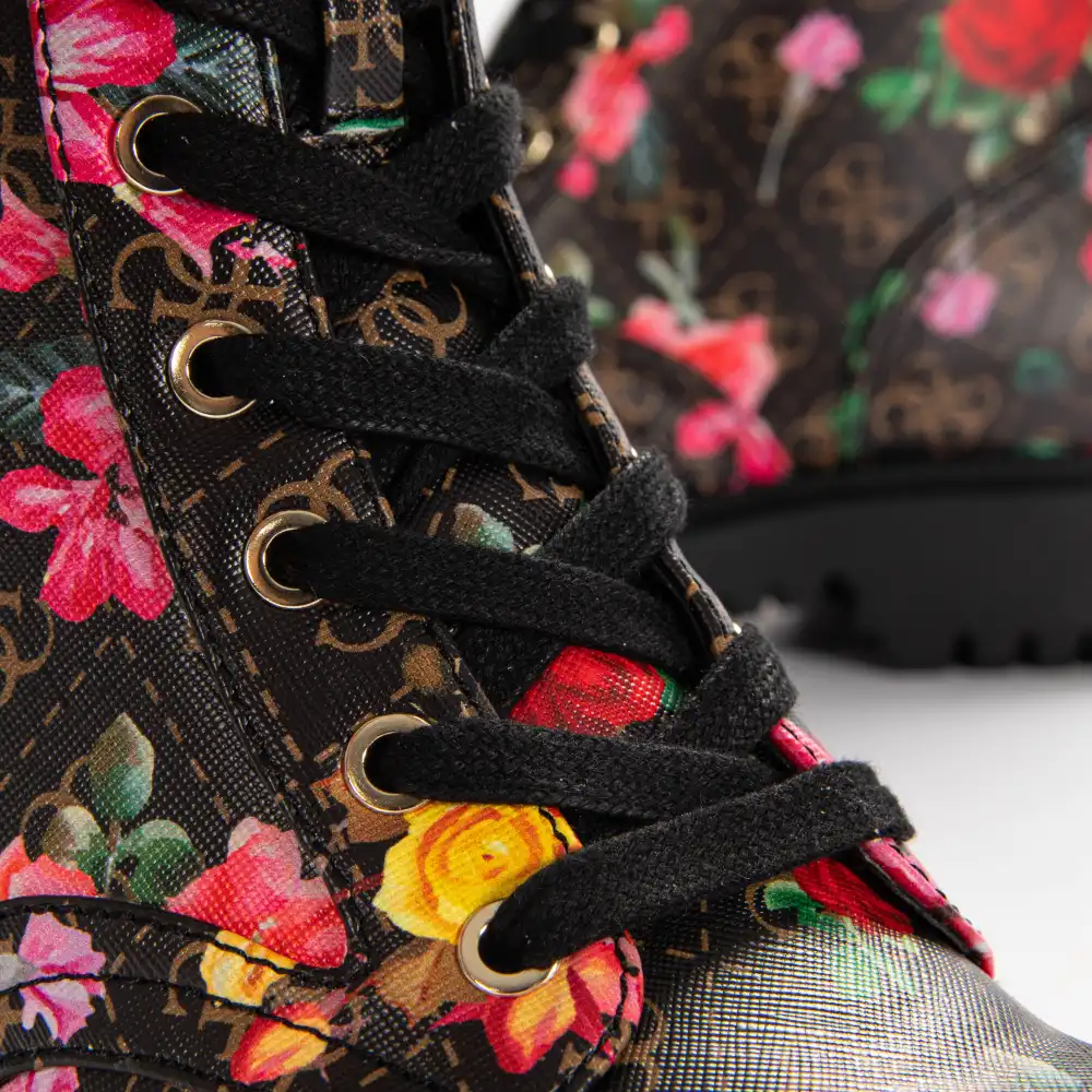 Olinia 4g logo floral combat boot Guess - 5 Olinia 4g logo floral combat boot Guess - 5